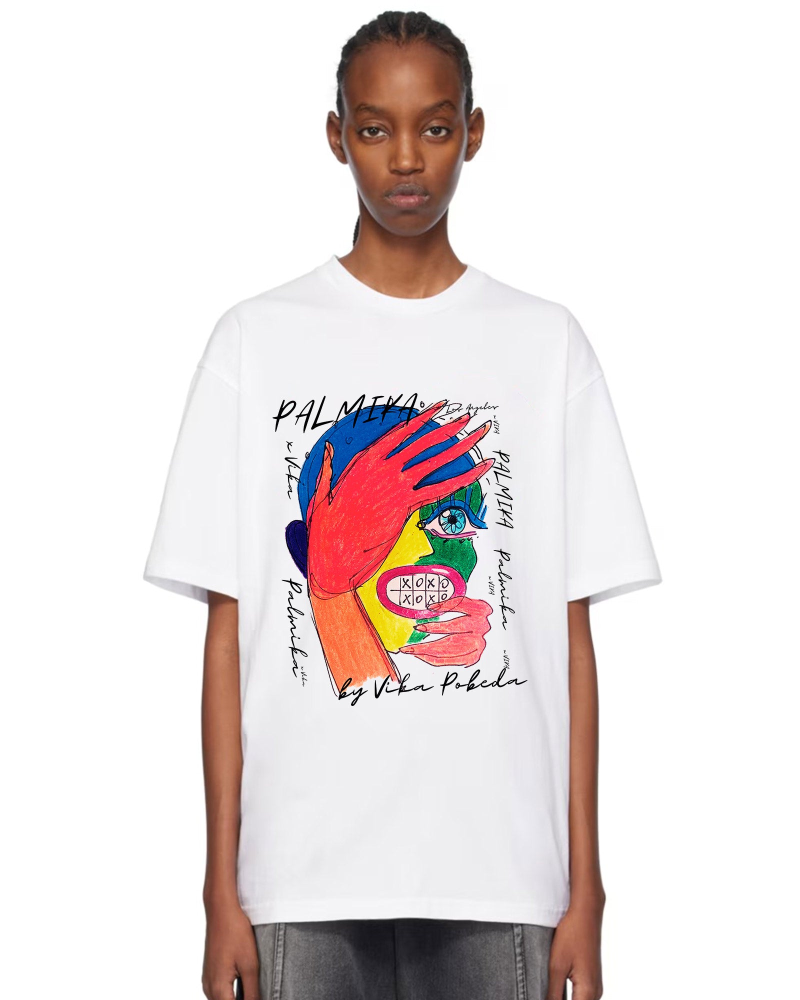 Palmika x Vika - Color Vision Tee in White