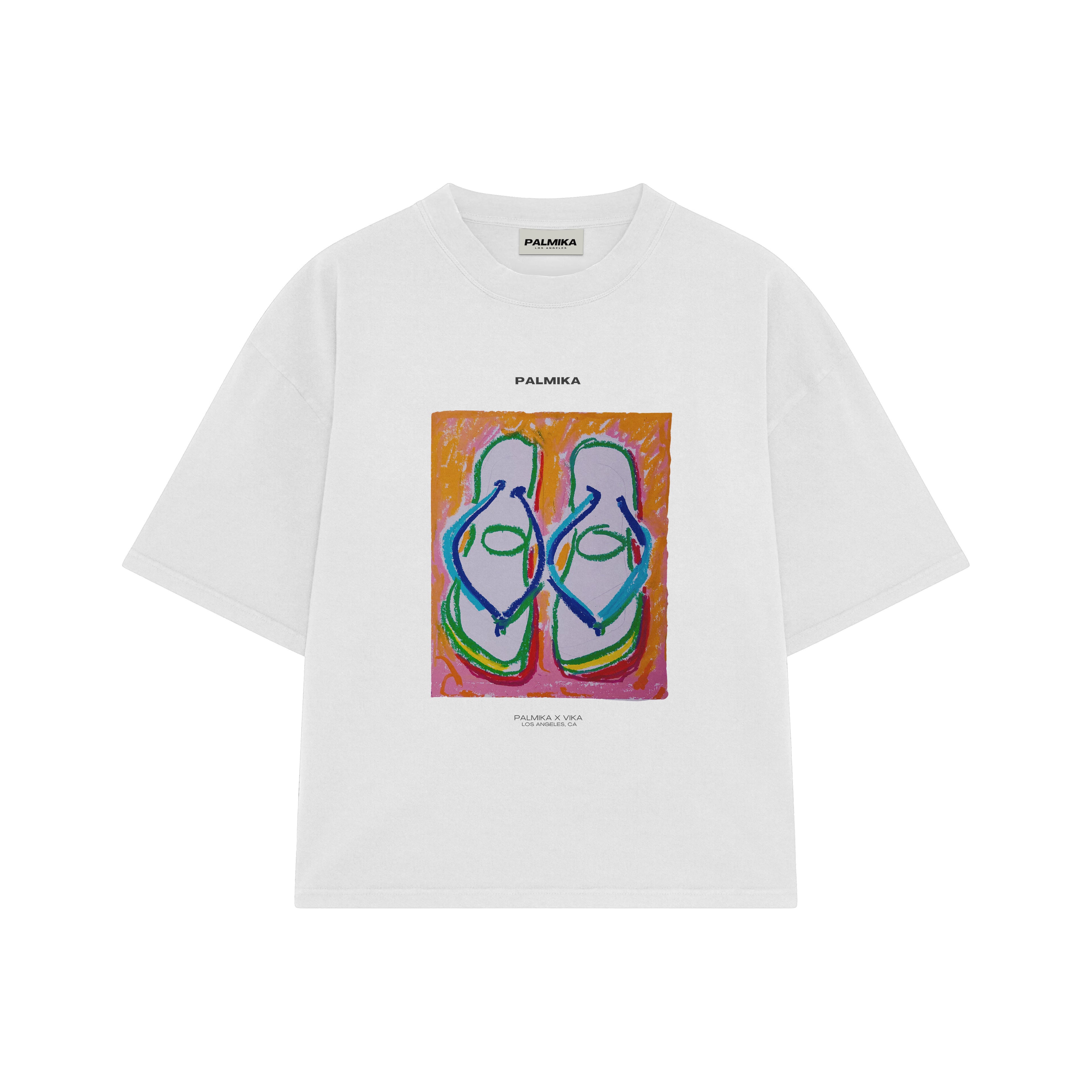 Palmika x Vika - Sunset Flip-Flops Tee