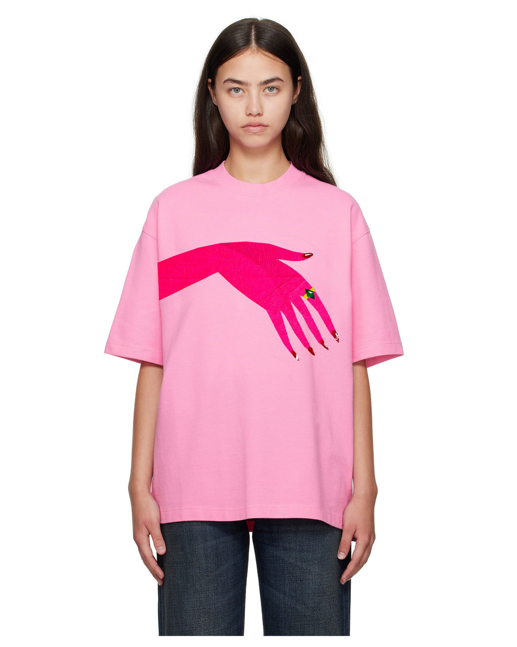 Palmika x Vika - Diamond Ring Hand T-Shirt
