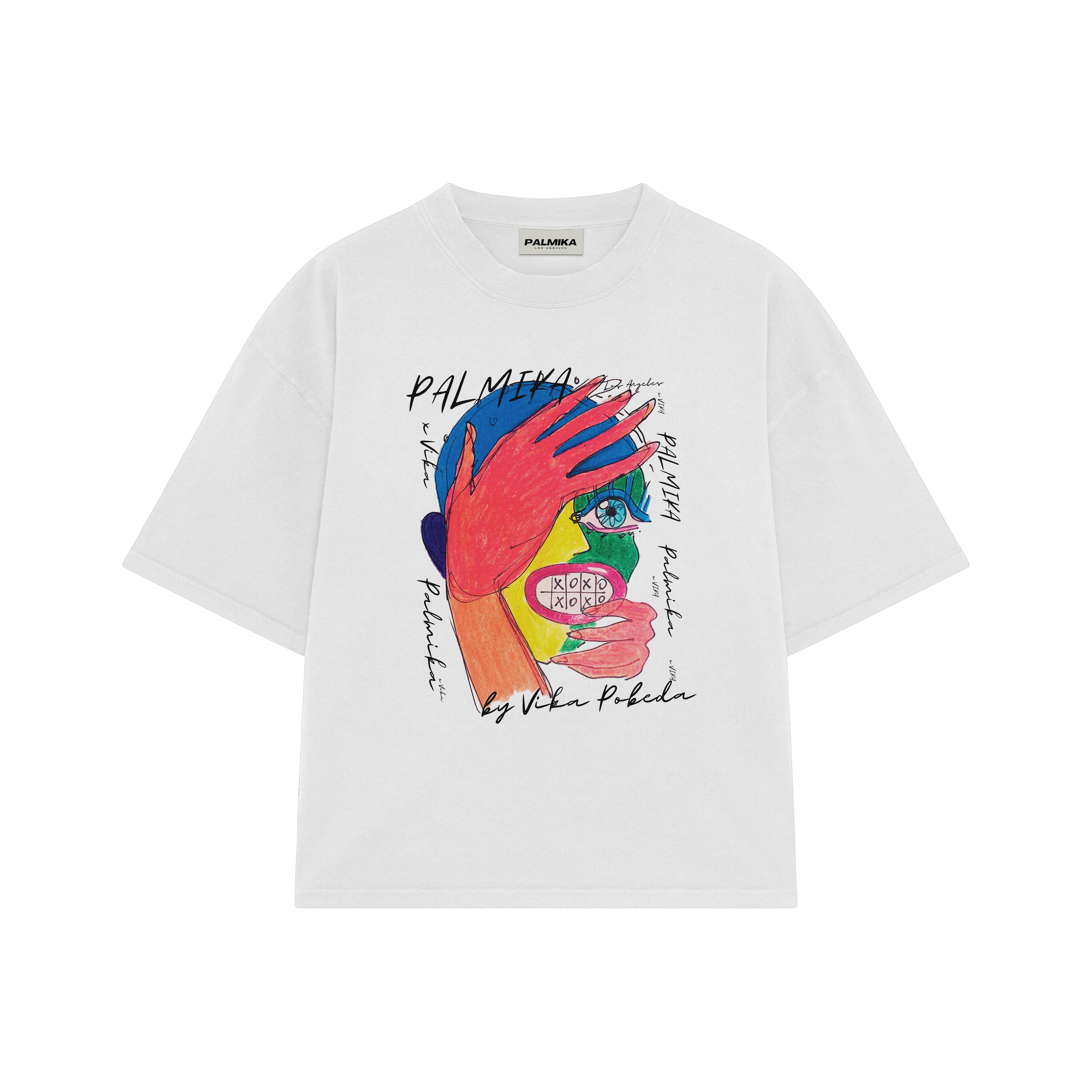 Palmika x Vika - Color Vision Tee in White