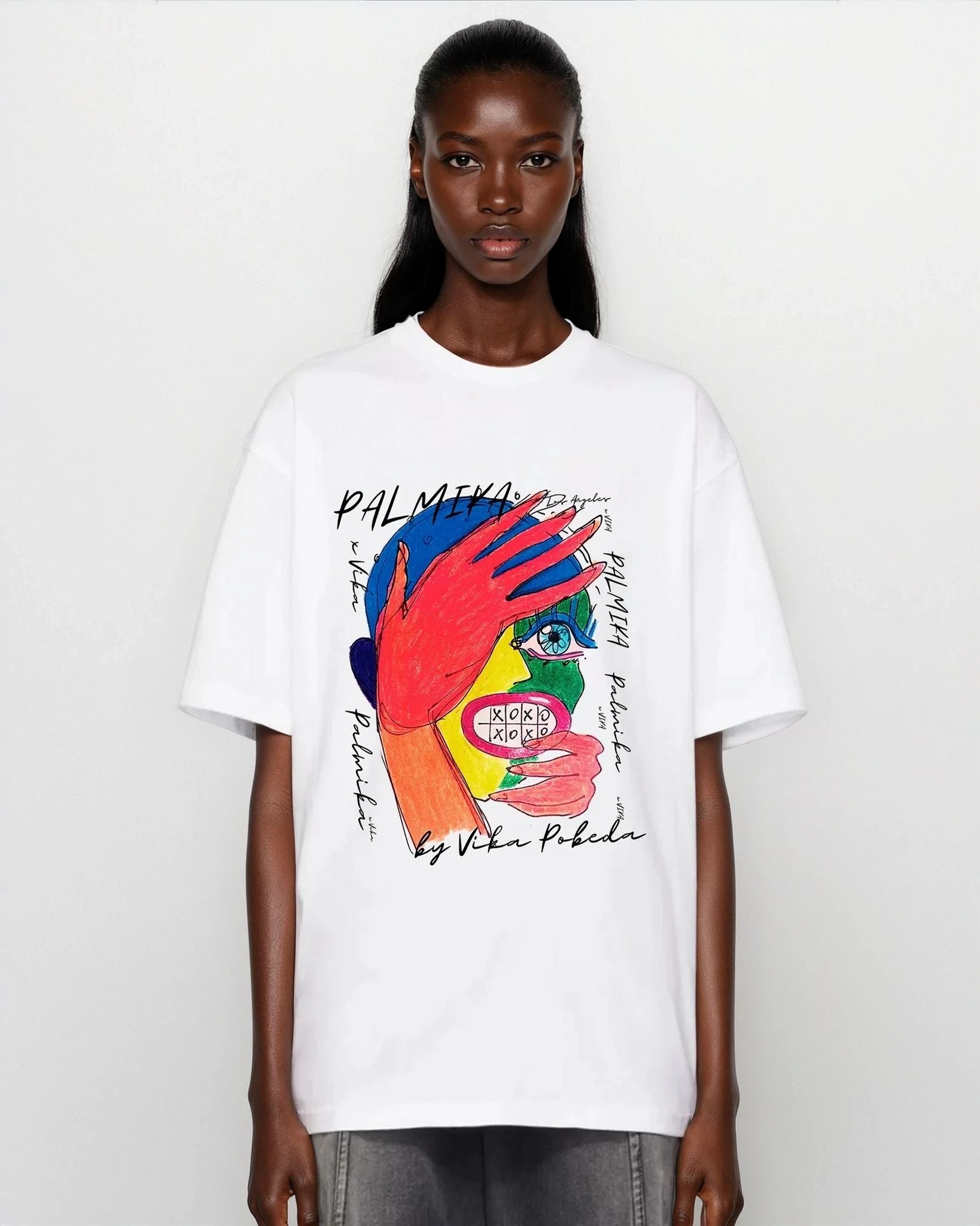 Palmika x Vika - Color Vision Tee in White