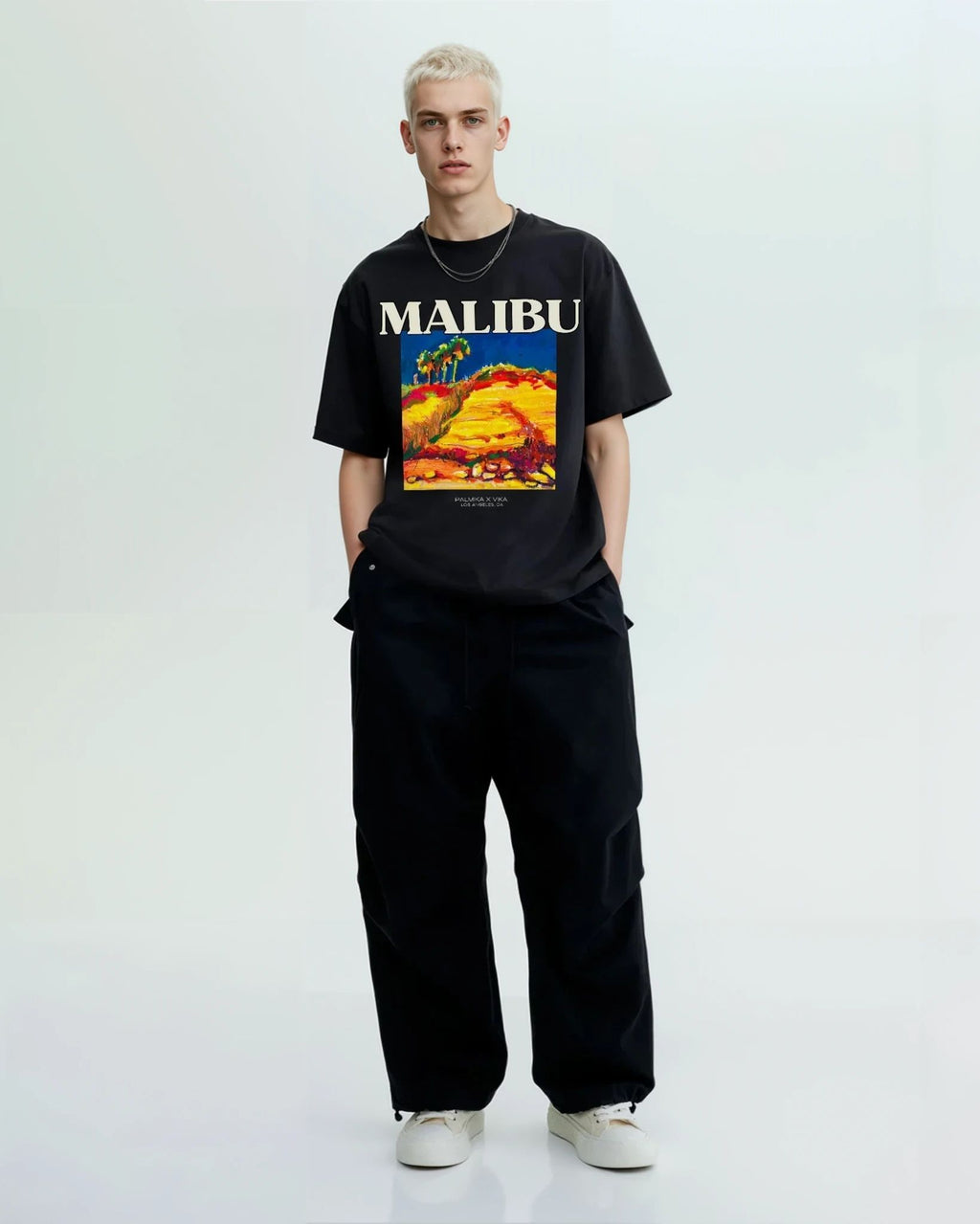 Palmika x Vika - Malibu Point Dume Tee Black
