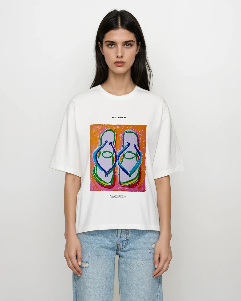 Palmika x Vika - Sunset Flip-Flops Tee
