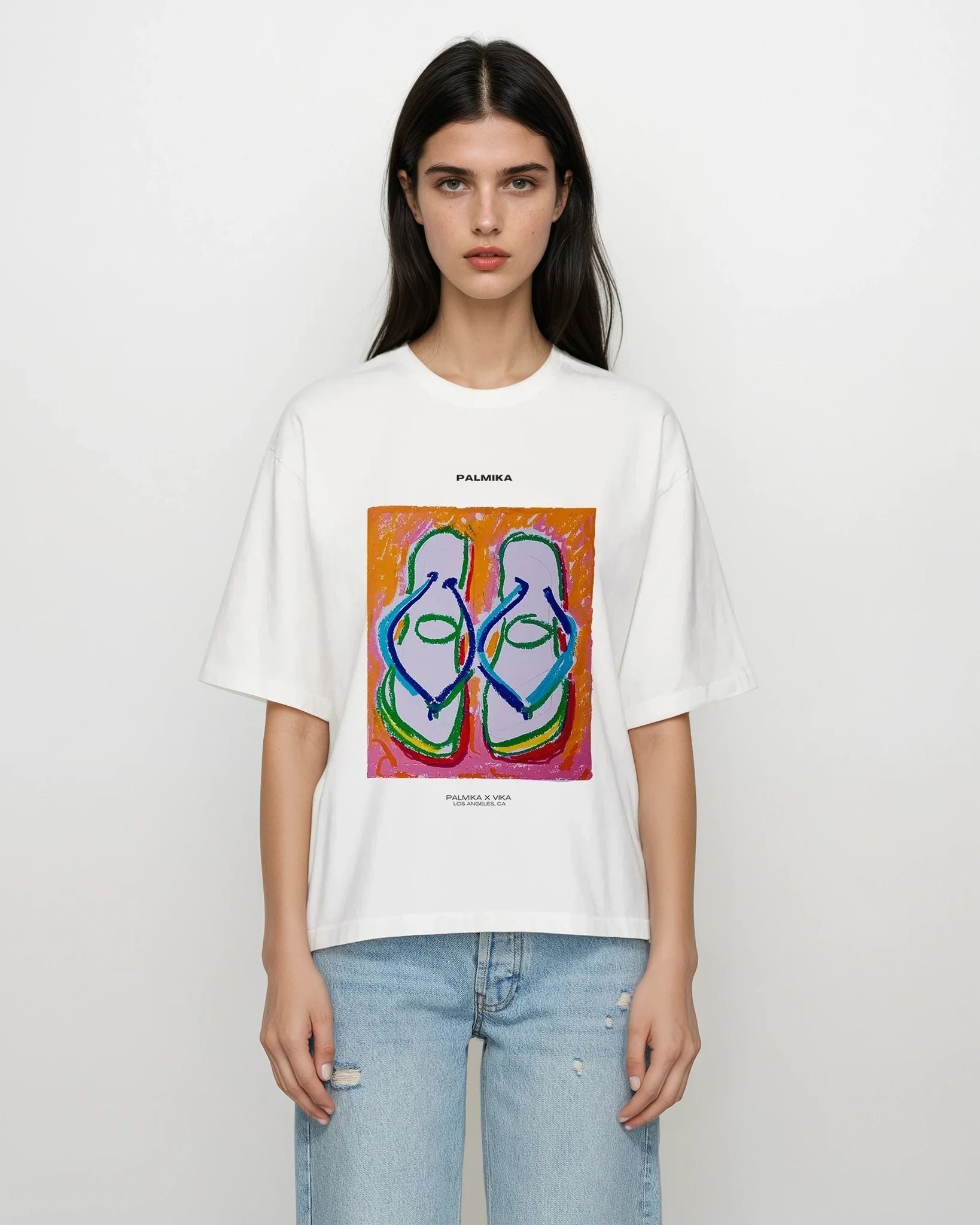 Palmika x Vika - Sunset Flip-Flops Tee