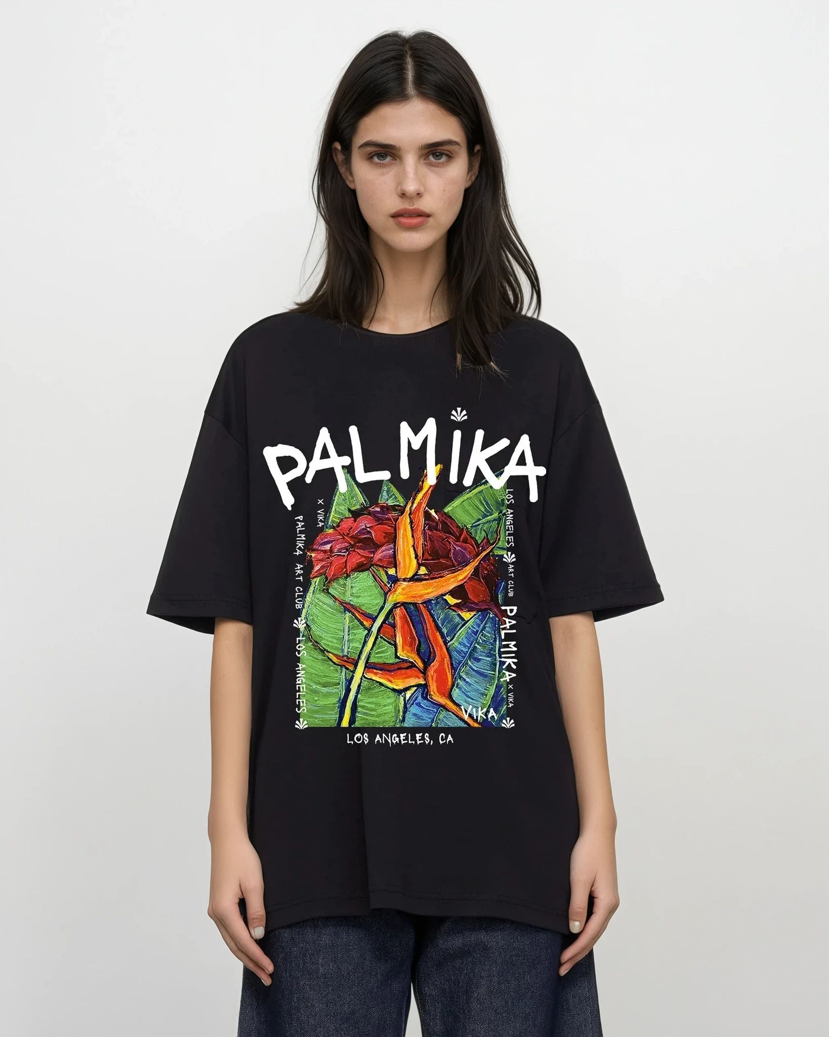 Palmika x Vika - Bird of Paradice T-Shirt