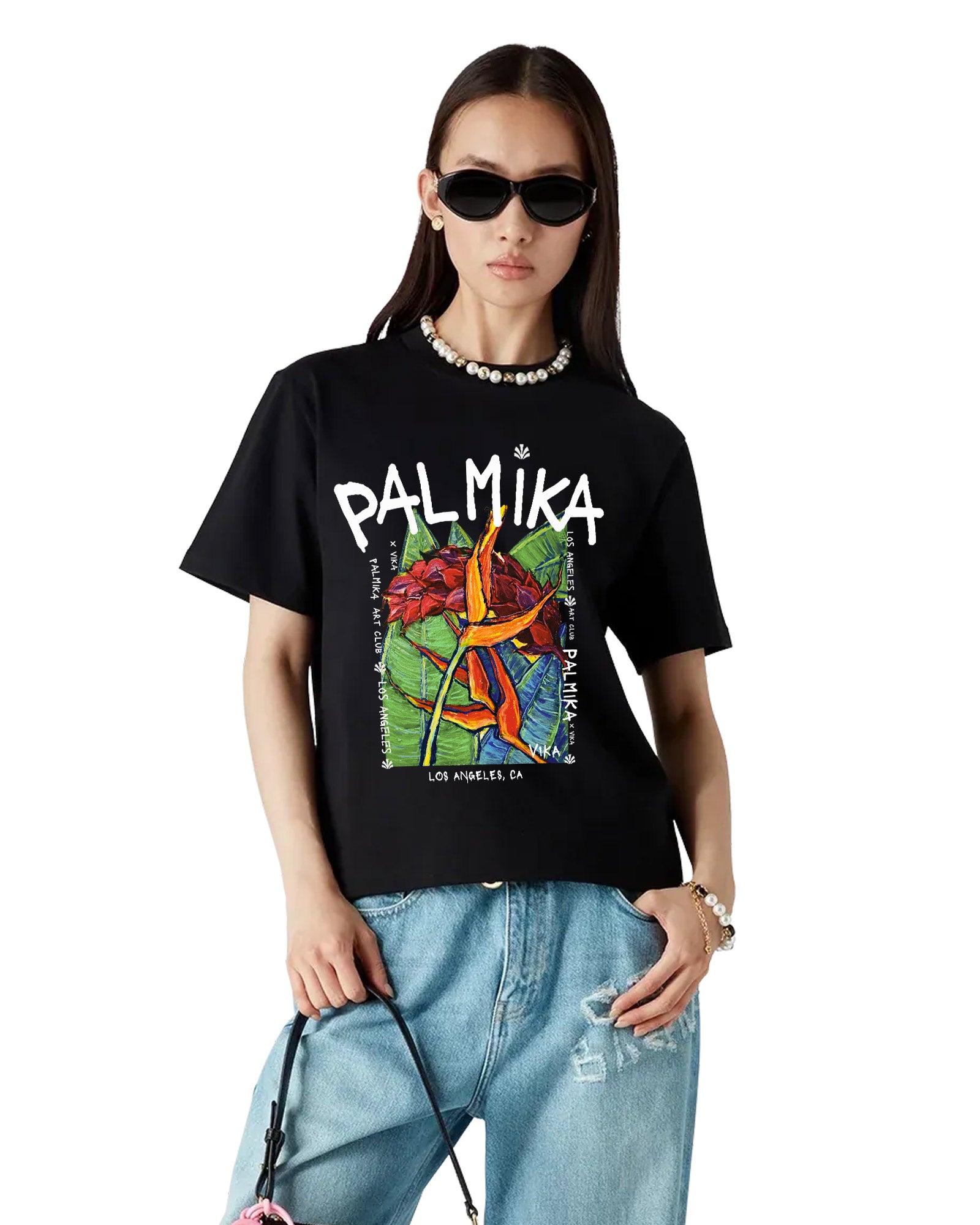 Palmika x Vika - Bird of Paradice T-Shirt