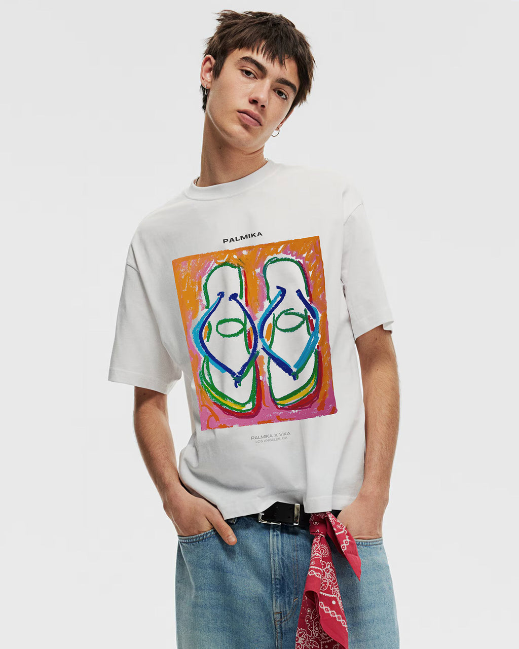 Palmika x Vika - Sunset Flip-Flops Tee Man